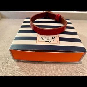 KEEP Collective Pebbled Red & Cognac Band